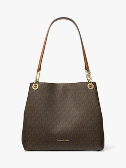 Michael Kors Kensington Logo Tote Bag, Brown/Acorn, Brn/Acorn
