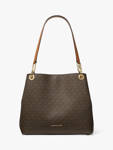 Michael Kors Kensington Logo Tote Bag, Brown/Acorn, Brown/Acorn