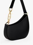 CHARLES & KEITH Asymmetrical Shoulder Bag, Black