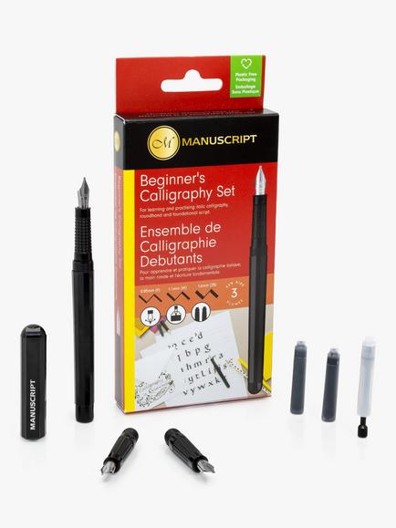 Manuscript Beginner's Calligraphy Set - view 2, Black