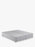 Vispring Signature Upholstered Divan Base, Double, Rain Denim