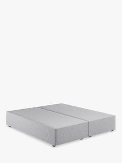 Vispring Signature Upholstered Divan Base, Emperor, Rain Denim