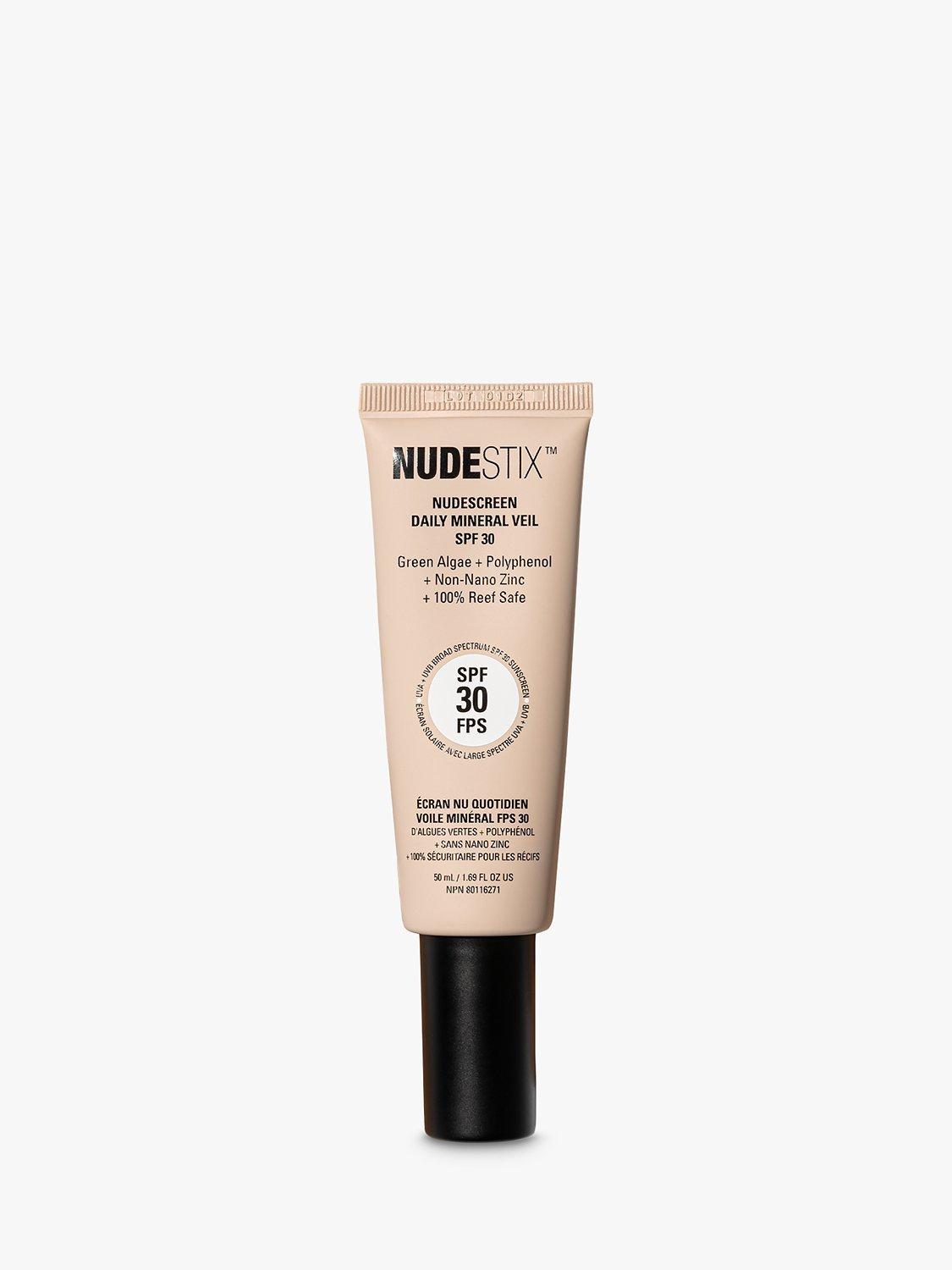 Product image 1 of 6, which shows Nudestix Nudescreen Daily Mineral Veil SPF 30, Hot