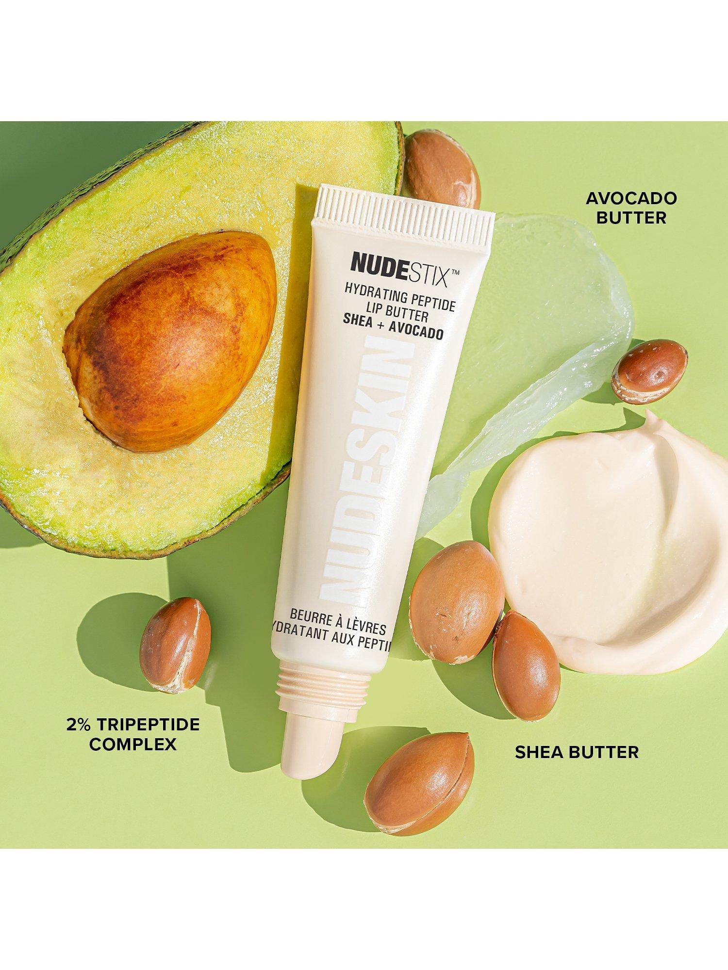 Product image 5 of 11, which shows Nudestix Nudeskin Hydra-Peptide Lip Butter Shea + Avocado, 10ml