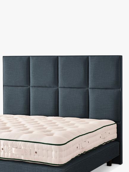 Vispring Atlas Full Depth Upholstered Headboard, King Size - view 2, Faux Suede Mink