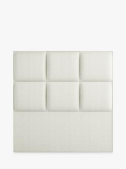 Vispring Atlas Full Depth Upholstered Headboard, Double, Chess Cream