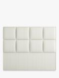Vispring Atlas Full Depth Upholstered Headboard, Super King Size, Chess Cream