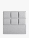 Vispring Atlas Full Depth Upholstered Headboard, Double, Rain Denim