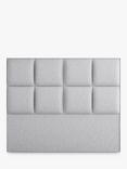 Vispring Atlas Full Depth Upholstered Headboard, Emperor, Rain Denim