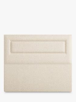 Vispring Juliet Full Depth Upholstered Headboard, King Size, Faux Suede Mink