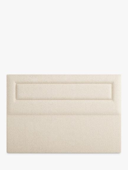 Vispring Juliet Full Depth Upholstered Headboard, Super King Size, Faux Suede Mink