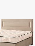 Vispring Juliet Full Depth Upholstered Headboard, Single, Chess Cream