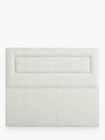 Vispring Juliet Full Depth Upholstered Headboard, King Size, Chess Cream