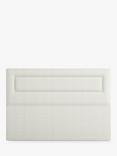 Vispring Juliet Full Depth Upholstered Headboard, Super King Size, Chess Cream