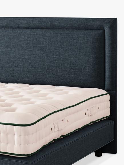 Vispring Viola Full Depth Upholstered Headboard, Single - view 2, Faux Suede Mink