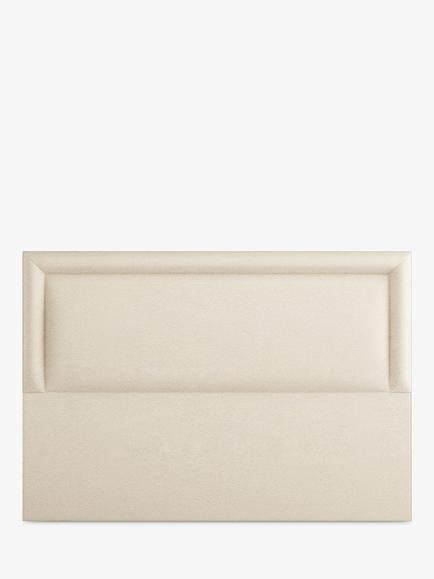 Vispring Viola Full Depth Upholstered Headboard, Emperor, Faux Suede Mink