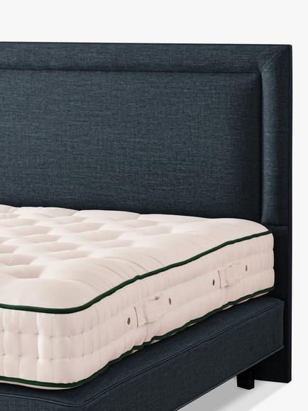Vispring Viola Full Depth Upholstered Headboard, Emperor - view 2, Faux Suede Mink