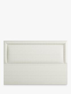 Vispring Viola Full Depth Upholstered Headboard, Super King Size, Chess Cream