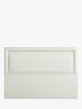 Vispring Viola Full Depth Upholstered Headboard, Emperor, Chess Cream