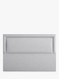 Vispring Viola Full Depth Upholstered Headboard, Super King Size, Rain Denim