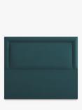 Vispring Viola Full Depth Upholstered Headboard, King Size, Plush Teal
