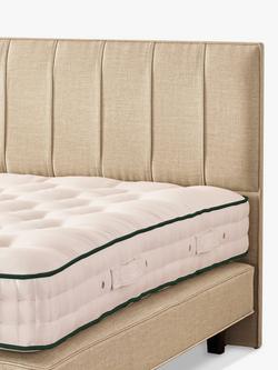 Vispring Ophelia Full Depth Upholstered Headboard, Single - view 2, Faux Suede Mink