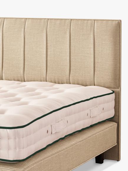 Vispring Ophelia Full Depth Upholstered Headboard, Single - view 2, Faux Suede Mink