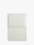 Vispring Ophelia Full Depth Upholstered Headboard, Single, Chess Cream