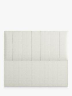 Vispring Ophelia Full Depth Upholstered Headboard, King Size, Chess Cream