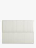 Vispring Ophelia Full Depth Upholstered Headboard, Super King Size, Chess Cream