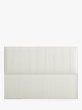 Vispring Ophelia Full Depth Upholstered Headboard, Emperor, Chess Cream