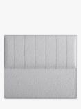 Vispring Ophelia Full Depth Upholstered Headboard, King Size, Rain Denim