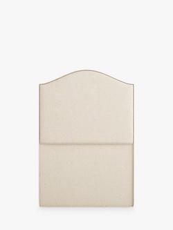 Vispring Celia Full Depth Upholstered Headboard, Single, Faux Suede Mink