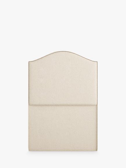 Vispring Celia Full Depth Upholstered Headboard, Single, Faux Suede Mink