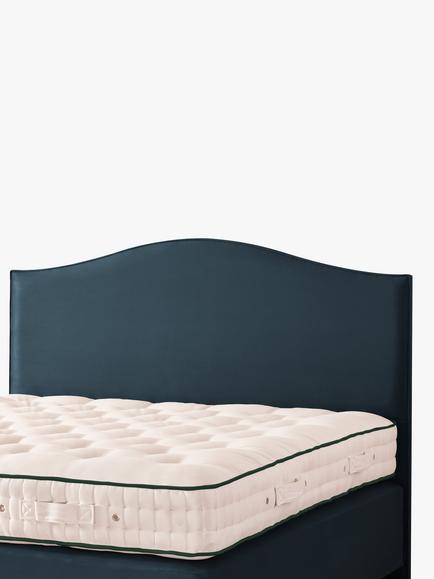 Vispring Celia Full Depth Upholstered Headboard, Single - view 2, Faux Suede Mink