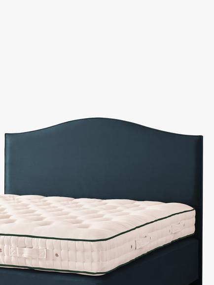Vispring Celia Full Depth Upholstered Headboard, Double - view 2, Faux Suede Mink