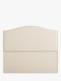 Vispring Celia Full Depth Upholstered Headboard, King Size, Faux Suede Mink