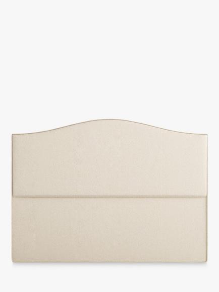 Vispring Celia Full Depth Upholstered Headboard, Super King Size, Faux Suede Mink