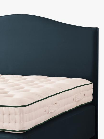 Vispring Celia Full Depth Upholstered Headboard, Super King Size - view 2, Faux Suede Mink