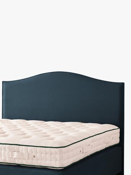 Vispring Celia Full Depth Upholstered Headboard, Emperor - view 2, Faux Suede Mink