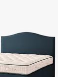 Vispring Celia Full Depth Upholstered Headboard, Single, Chess Cream