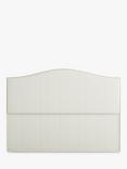 Vispring Celia Full Depth Upholstered Headboard, Super King Size, Chess Cream