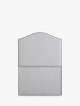 Vispring Celia Full Depth Upholstered Headboard, Single, Rain Denim