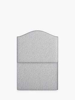 Vispring Celia Full Depth Upholstered Headboard, Single, Rain Denim