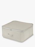 Compactor Nancy Chevron Zipped Storage Bag, Beige