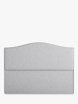 Vispring Celia Full Depth Upholstered Headboard, Emperor, Rain Denim