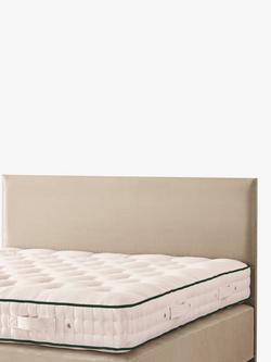 Vispring Hermia Full Depth Upholstered Headboard, Single - view 2, Faux Suede Mink