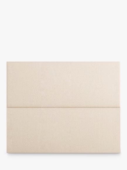 Vispring Hermia Full Depth Upholstered Headboard, King Size, Faux Suede Mink