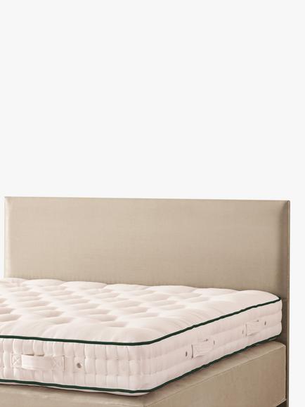 Vispring Hermia Full Depth Upholstered Headboard, Emperor - view 2, Faux Suede Mink