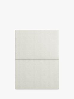 Vispring Hermia Full Depth Upholstered Headboard, Single, Chess Cream